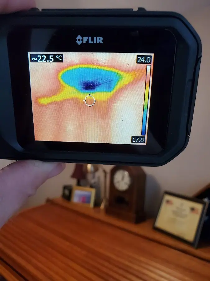 Thermal imaging inspection for water damage in Santaquin